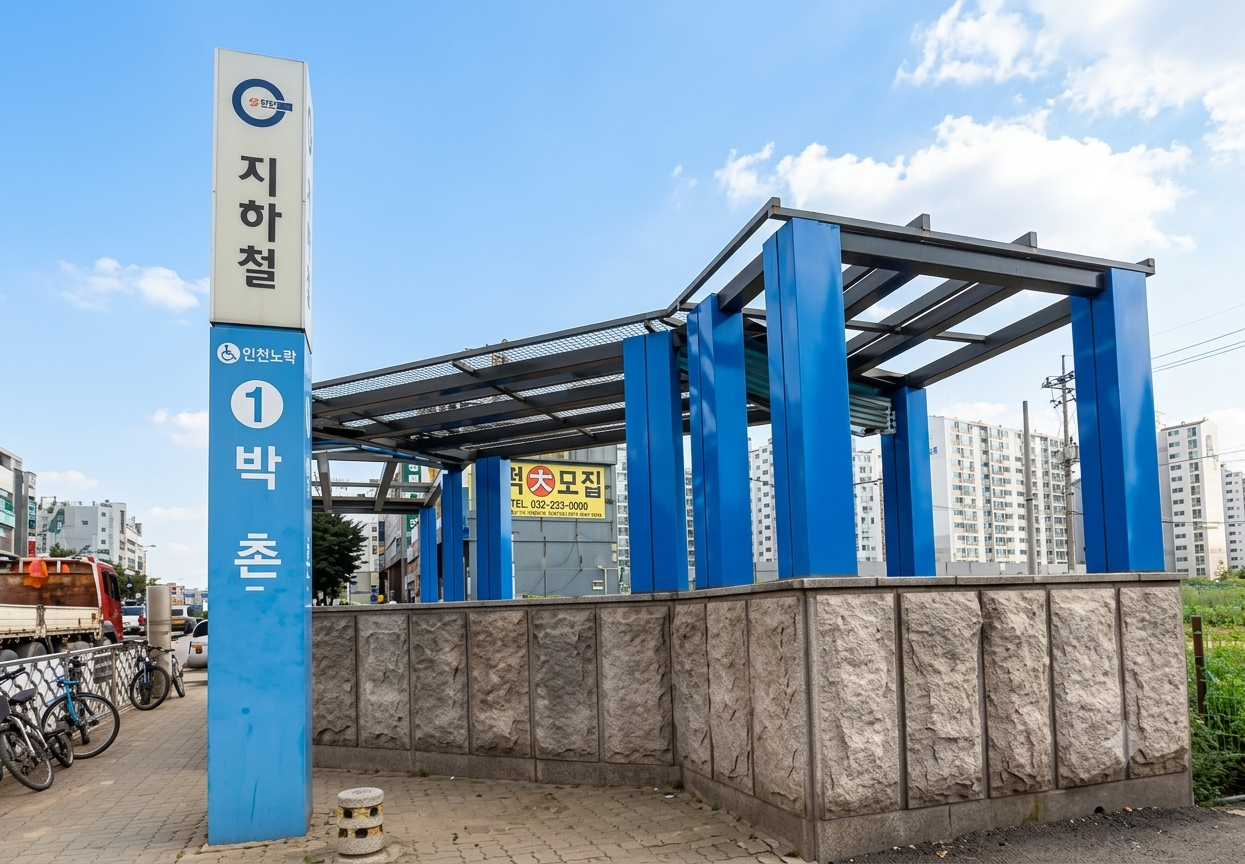 박촌역 에스컬레이터 설치공사