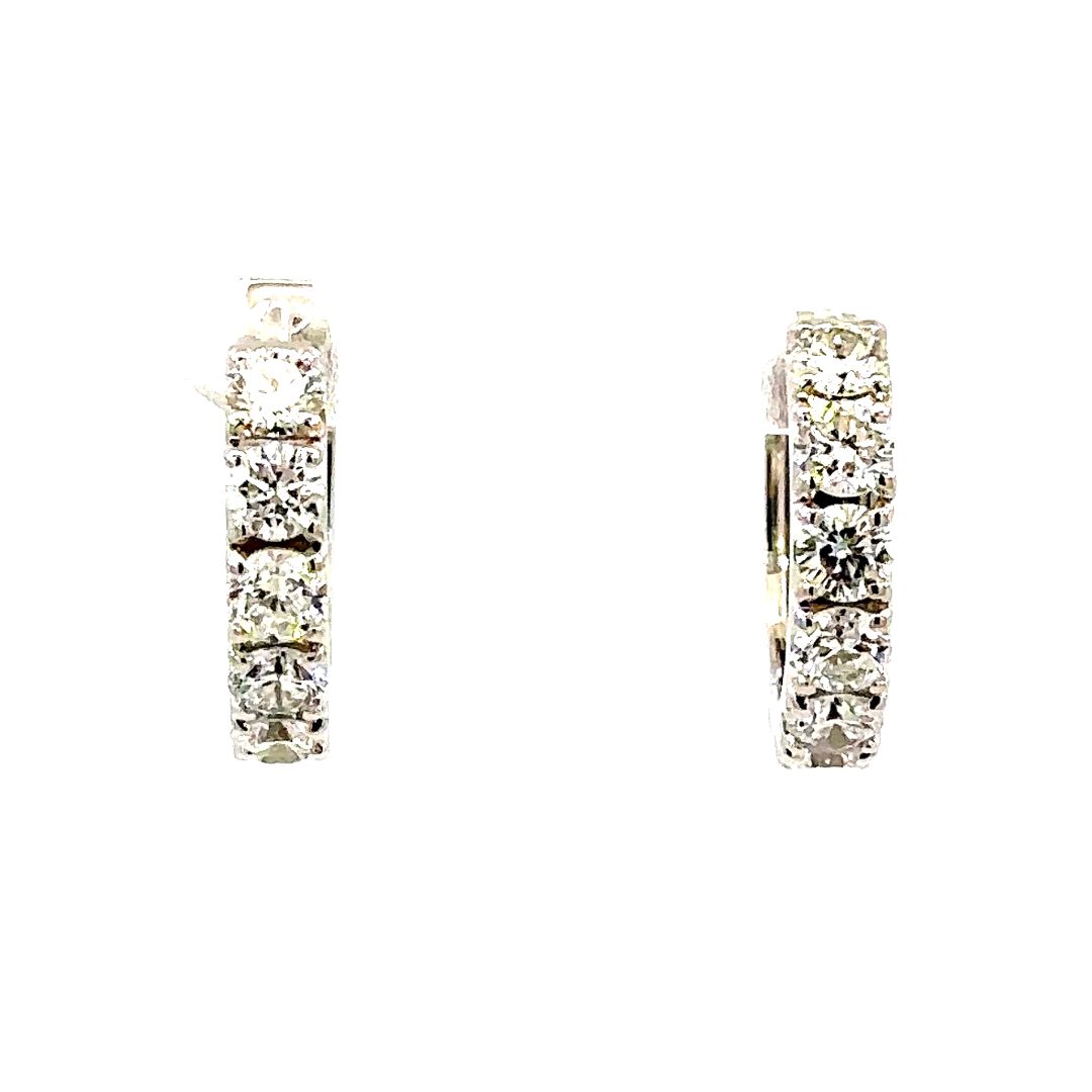 Lab 다이아 귀걸이