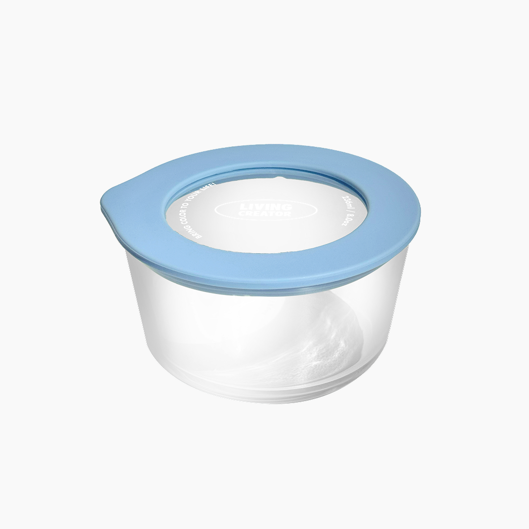 유리 반찬통 동그락