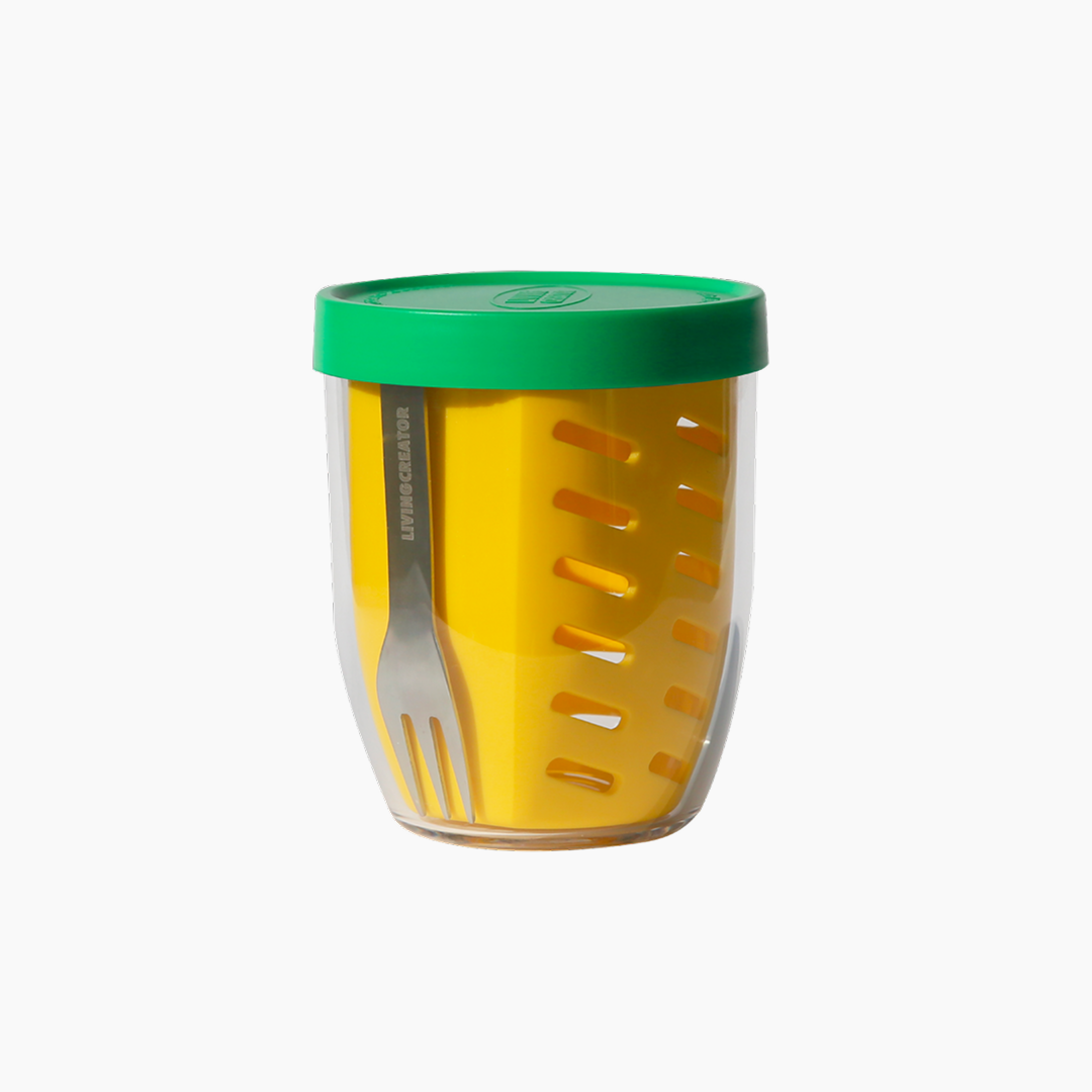 샐러드 용기 지켜팟